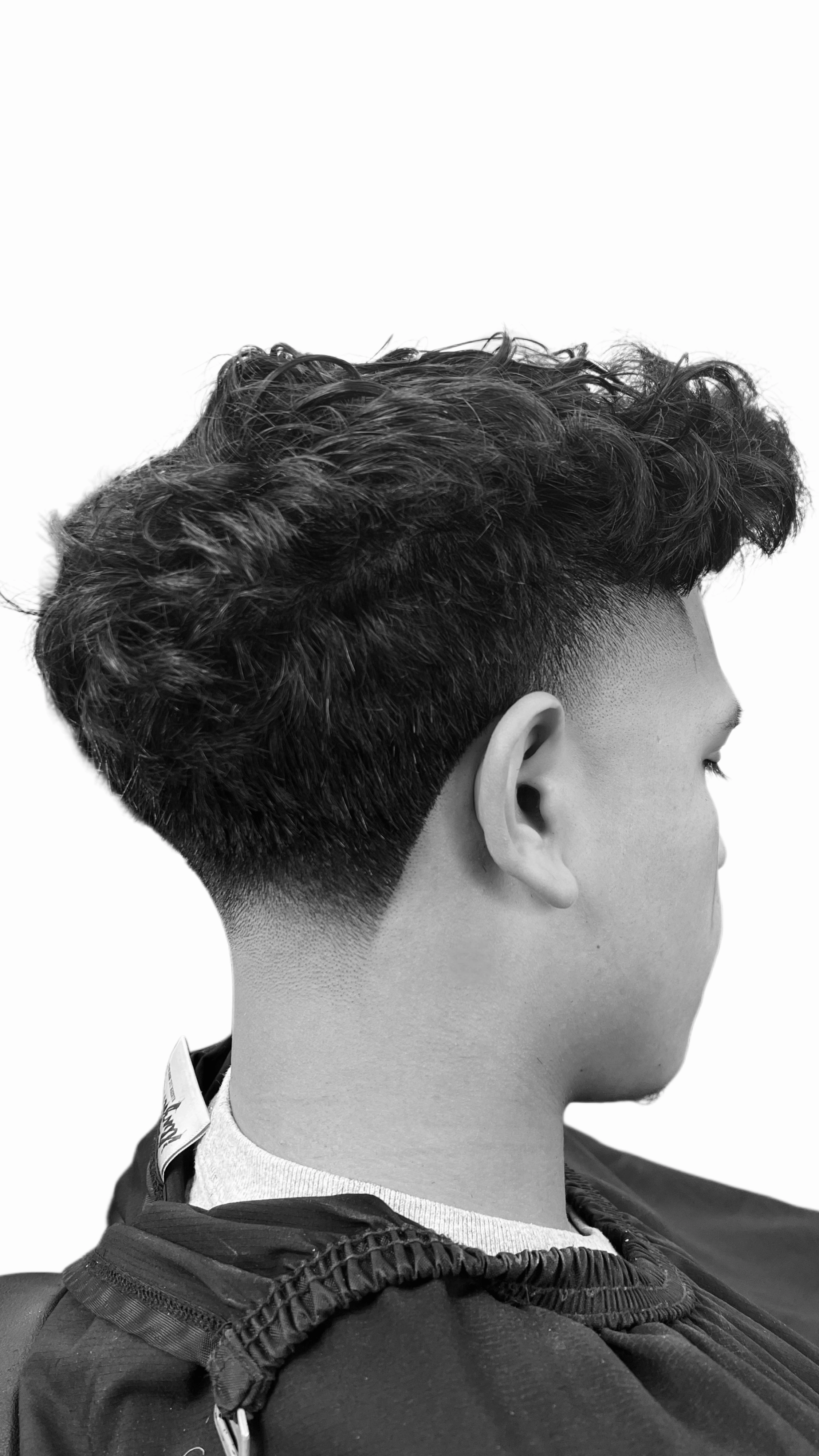 High Taper Fade w/ Curls